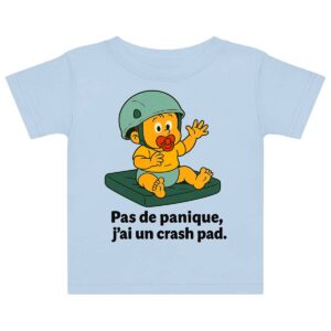 t-shirt-bebe-crashpad-bleu-clair-face