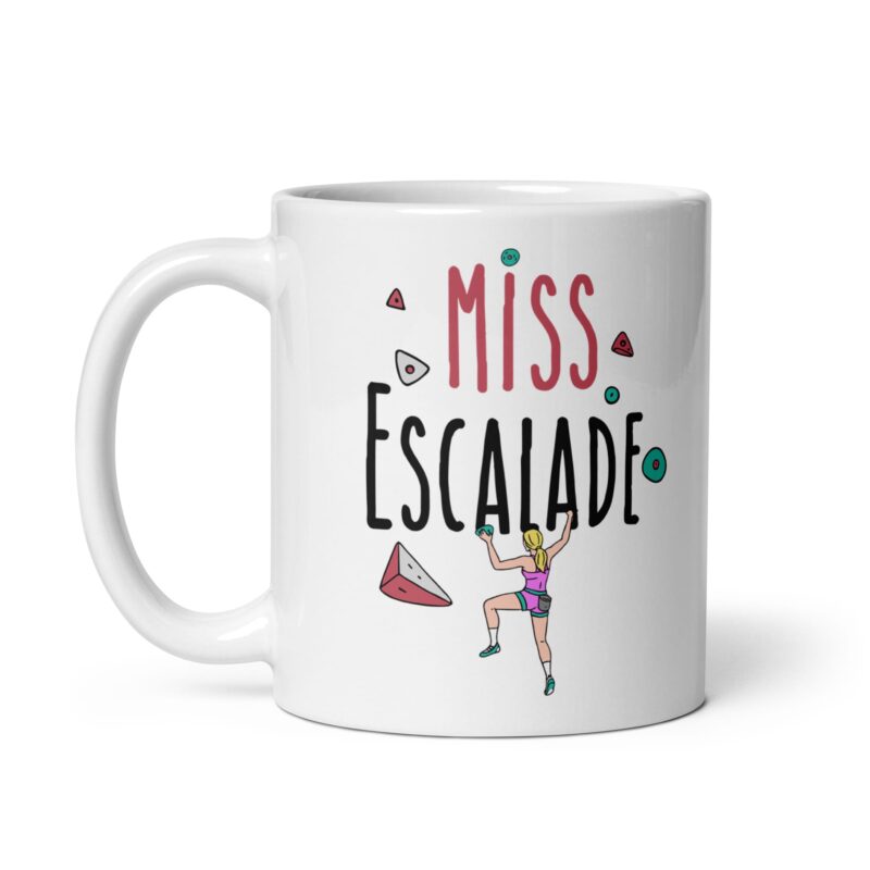 Tasse Miss escalade, cadeau pour fan d'escalade