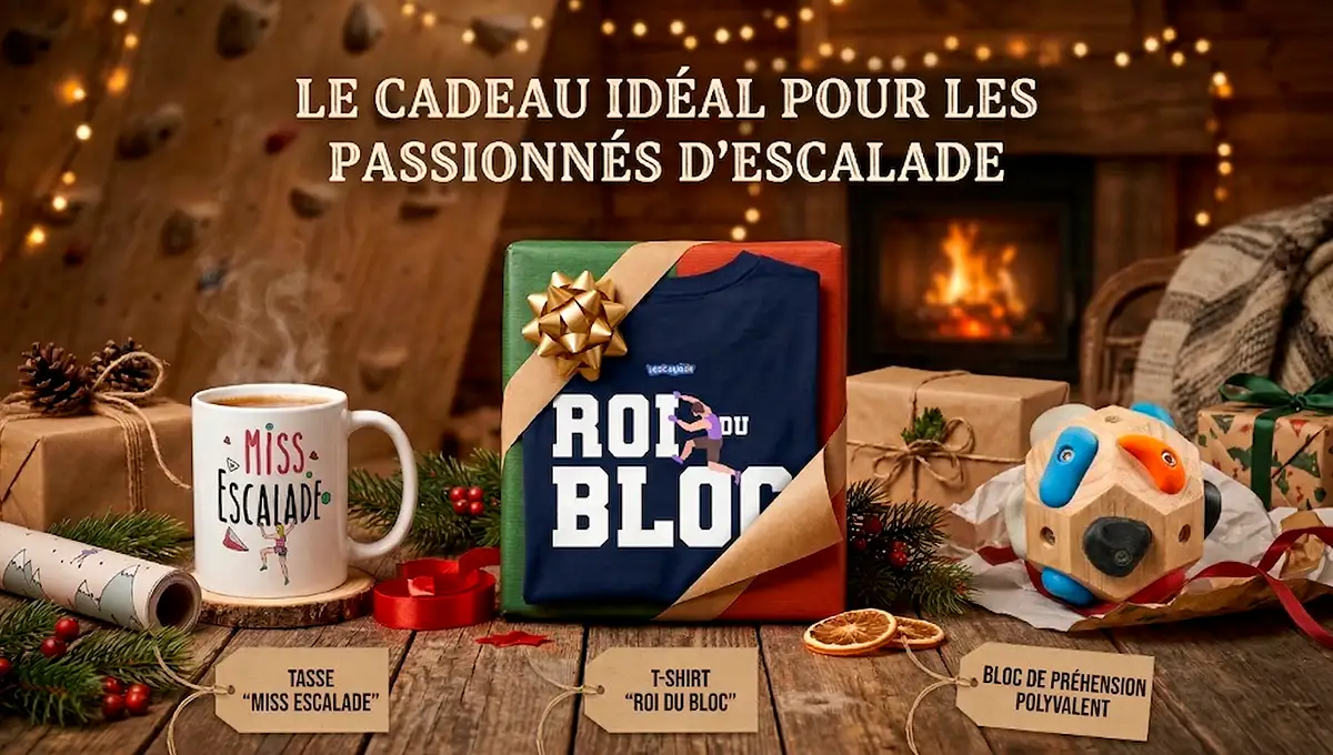 Cadeau pour quelqu'un qui aime l'escalade